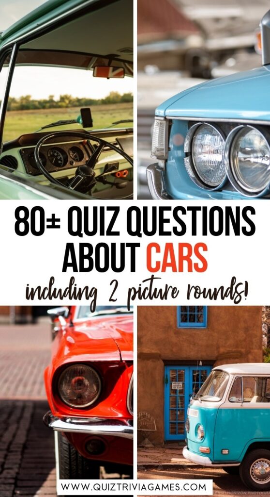 Ultimate Car Quiz: 80 Questions & Answers (Inc. Picture Round) - Quiz Trivia Games Ultimate Car Quiz: 80 Questions & Answers (Inc. Picture Round) - Quiz Trivia Games