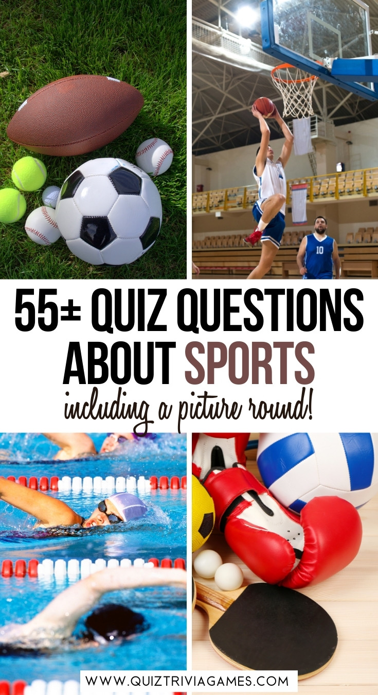 55 Easy Sports Quiz Questions & Answers (inc. Picture round) - Quiz Trivia  Games