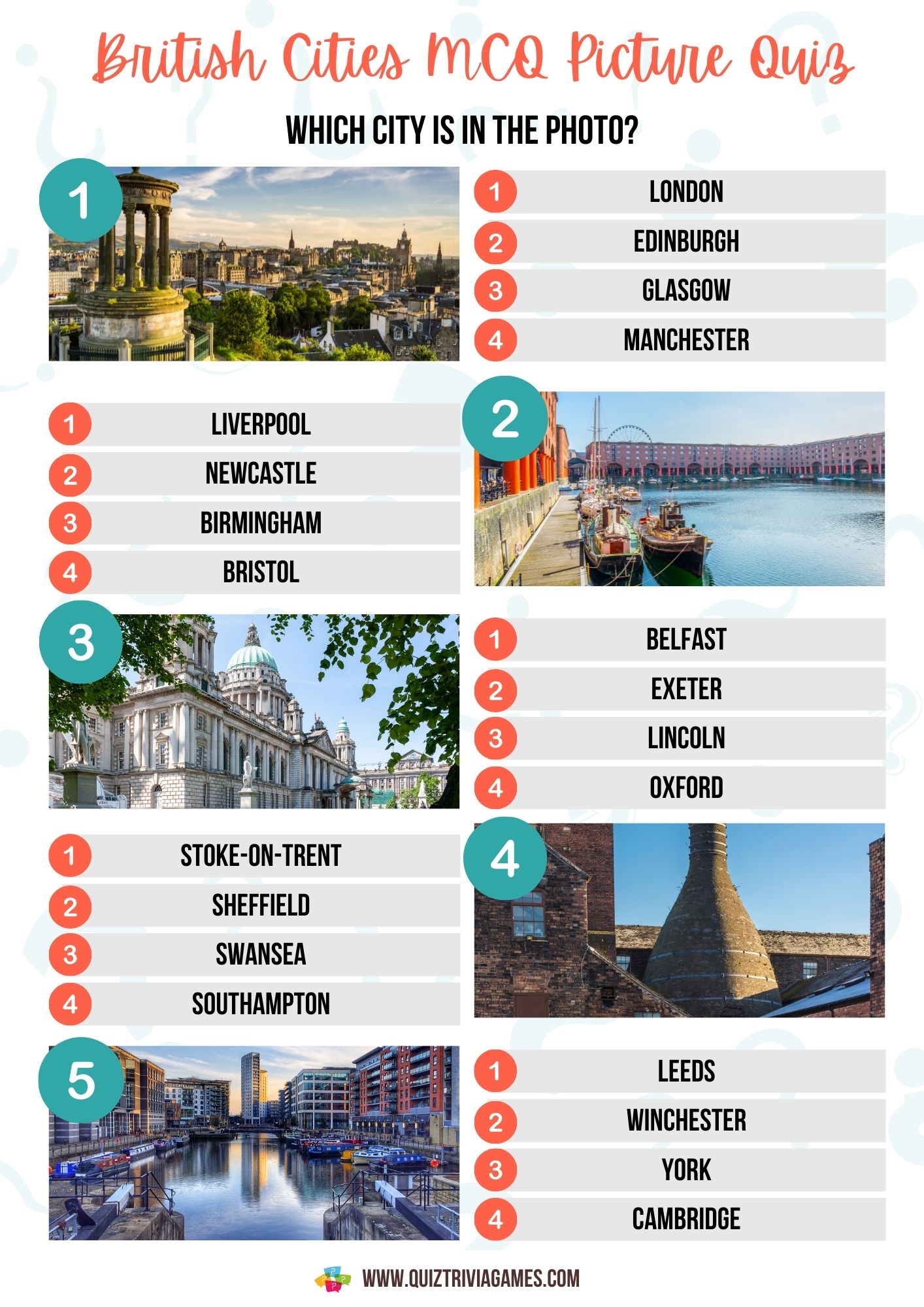 15 Free Printable UK Picture Quiz Rounds - Quiz Trivia Games