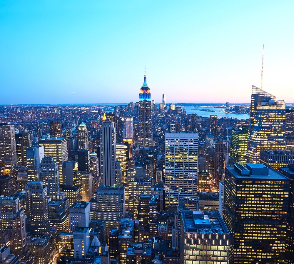 Empire State Building at night