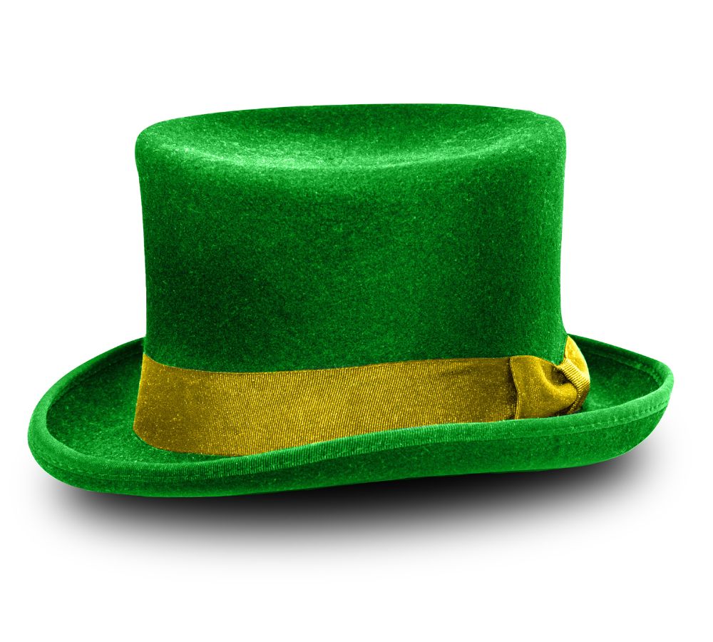 Green St. Patricks Day hat