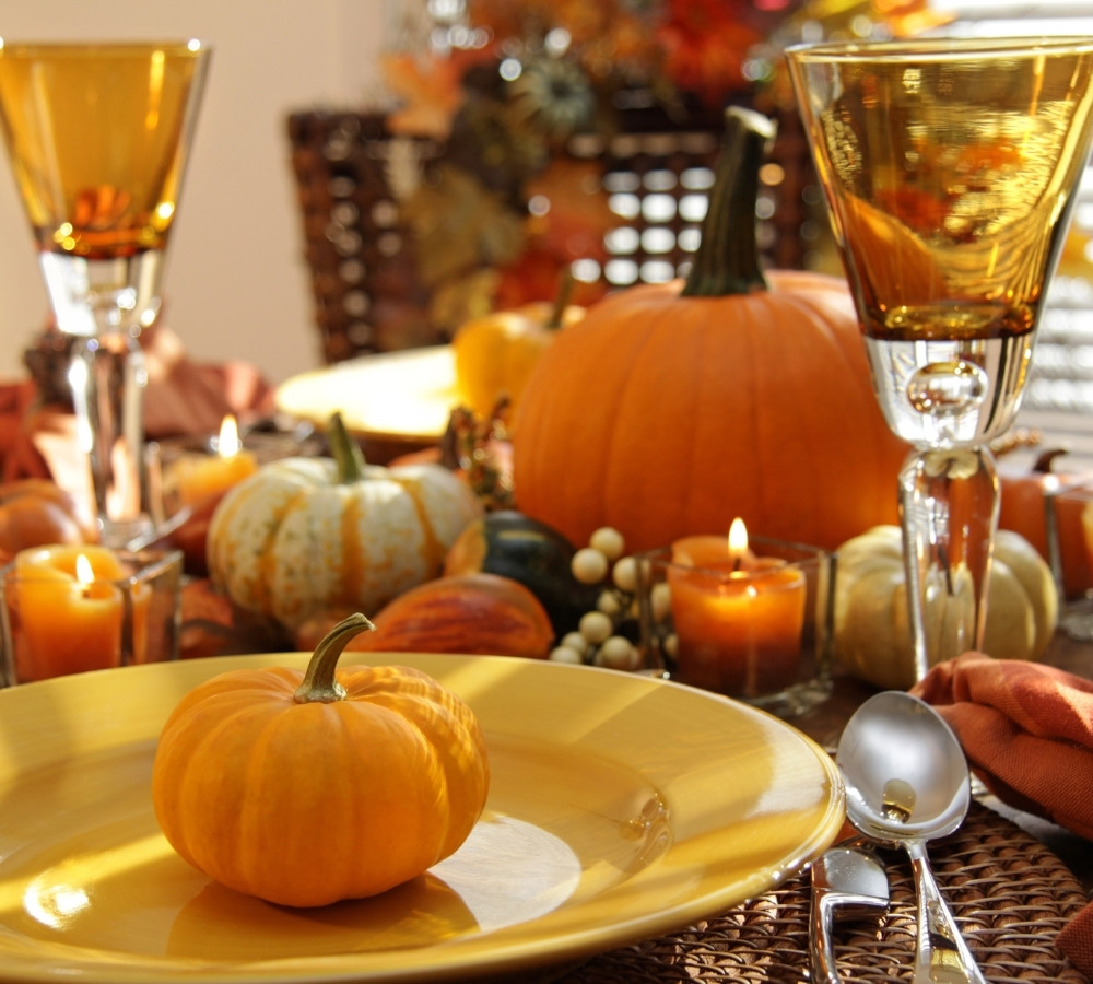 Place Settings for Thanksgiving