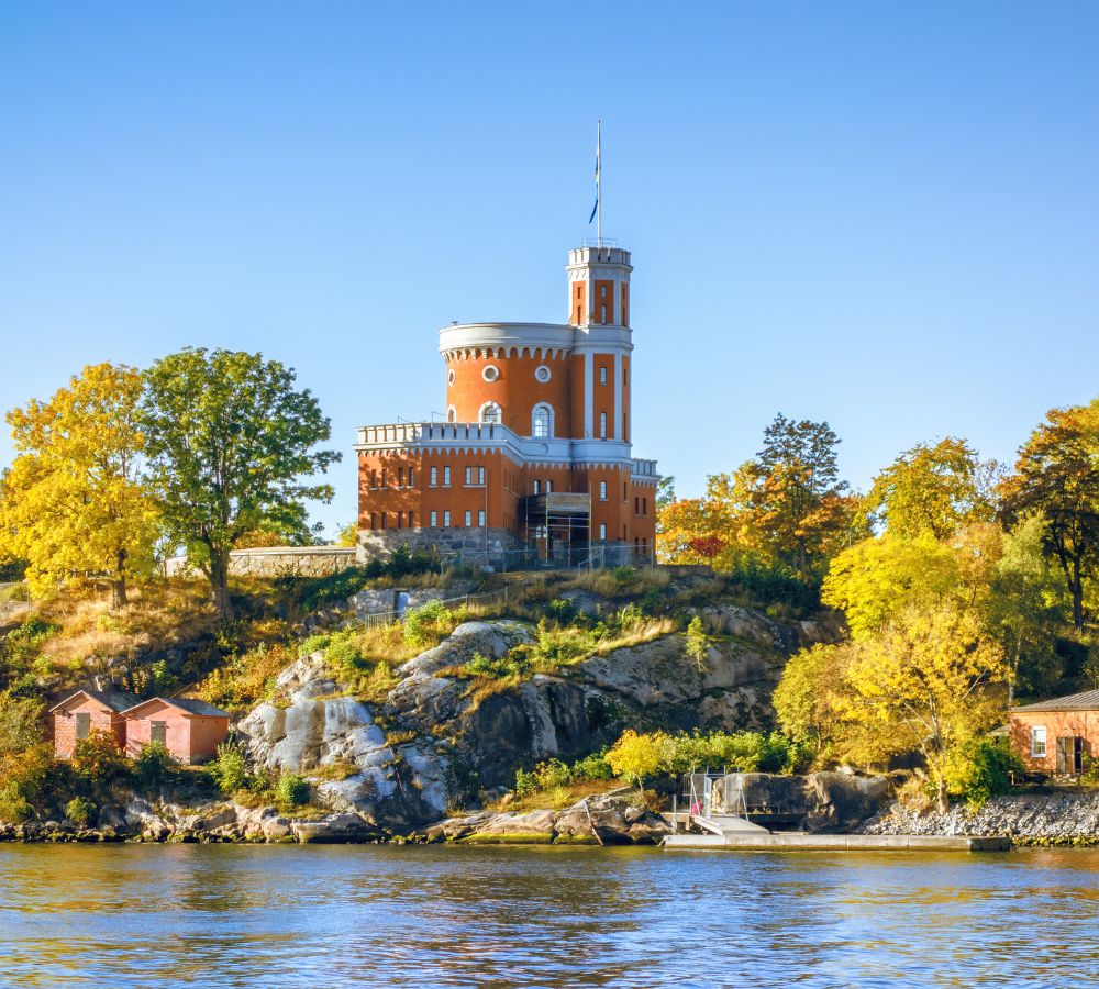 small castle at Stockholm Sweden