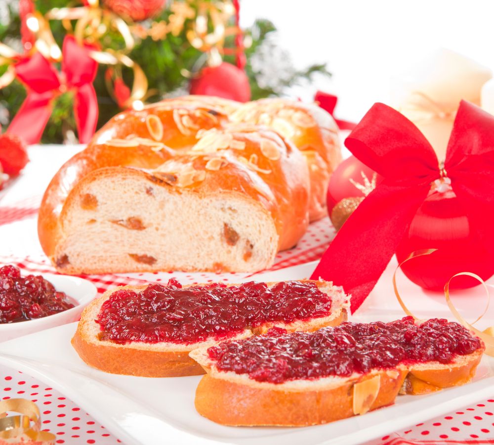 Traditional christmas cake