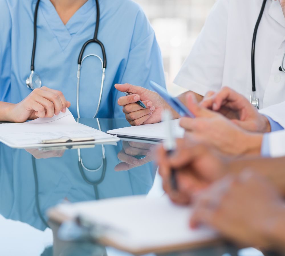 Doctors in a meeting at hospital