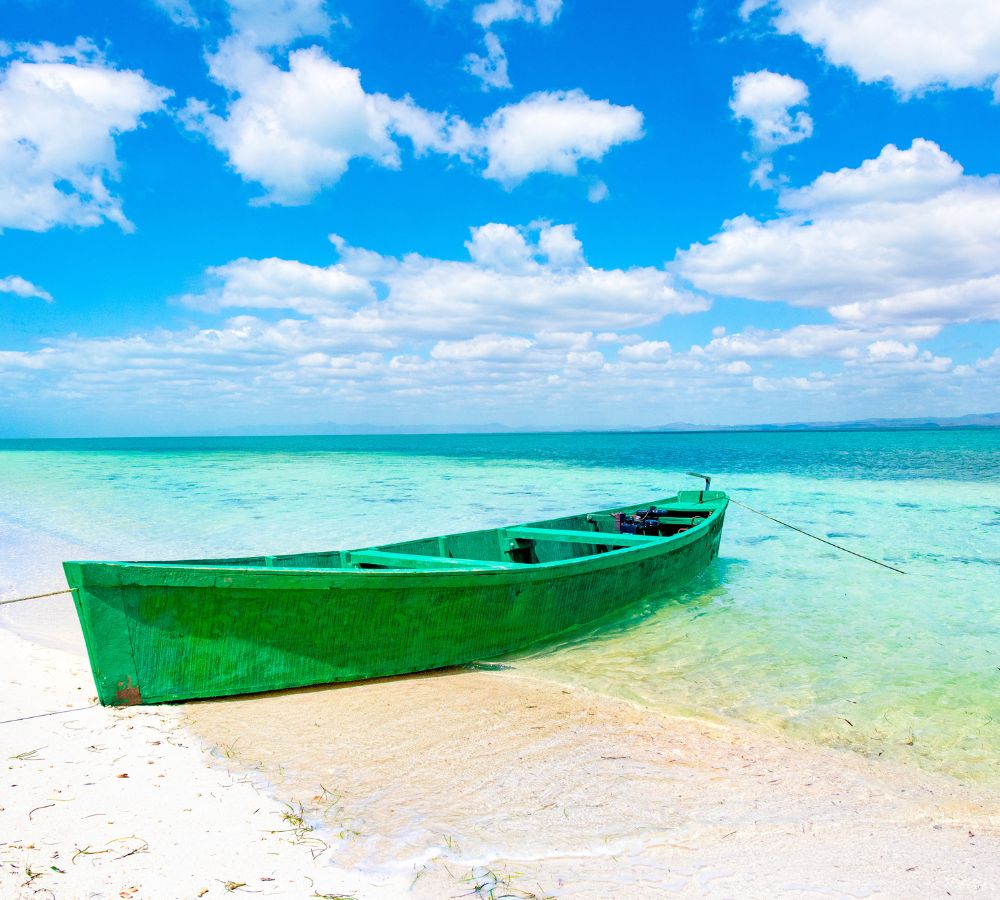 tropical beach in Cuba