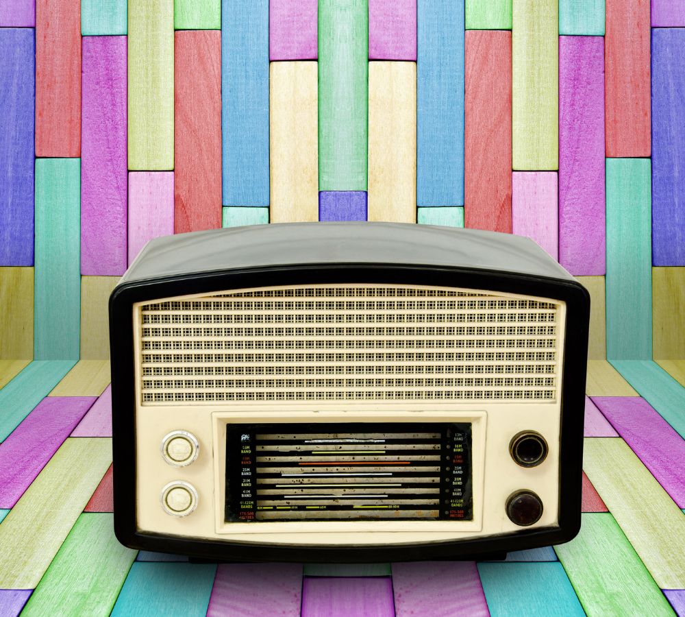 1950 vintage radio